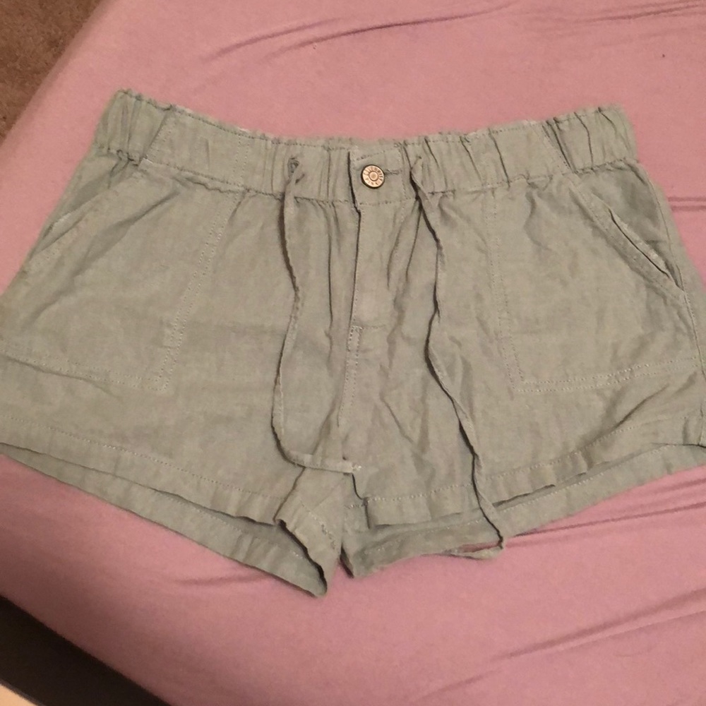 Sea foam green shorts